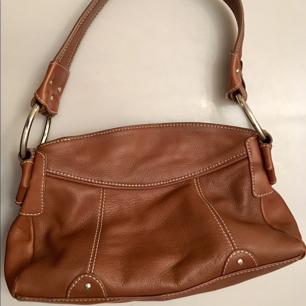 Clark’s Brown Leather Med/Small Satchel Purse